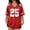 Red, variant on Women's 2026 Fan Soccer Jersey Unisex Casual Printed Crew Neck Short Sleeve Loose Fit Sports Sublimated Football Fashion Top Size L