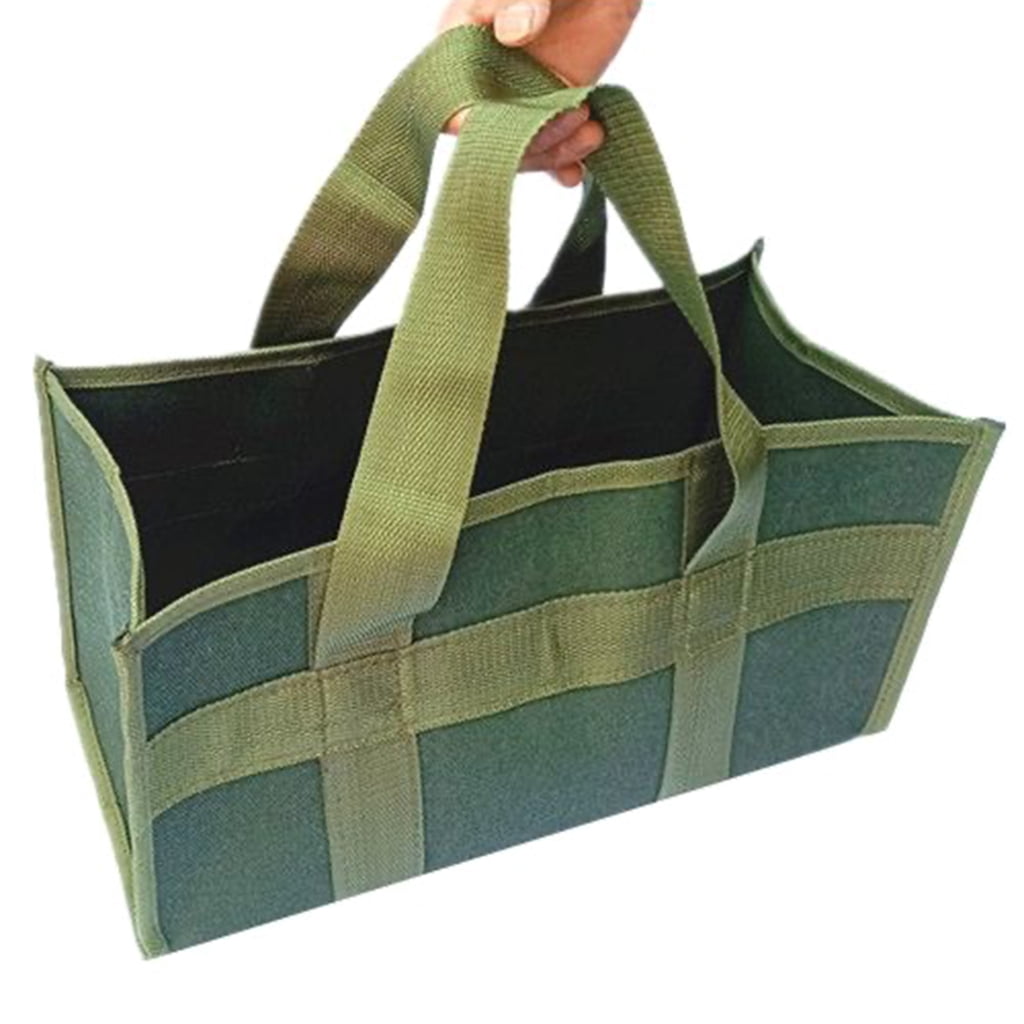 Wide Mouth Tool Bag Canvas Tool Bag Large Capacity Storage Bag Organizer Handbag