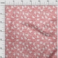thumbnail image 2 of oneOone Cotton Poplin Medium Pink Fabric Texture & Triangle Geometric Craft Projects Decor Fabric Printed By The Yard 42 Inch Wide, 2 of 4
