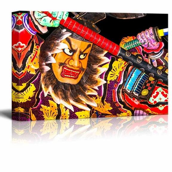 wall26 - Canvas Prints Wall Art - Nebuta, The Traditional Japanese Festival | Modern Wall Decor/Home Decoration Stretched Gallery Canvas Wrap Giclee Print. Ready to Hang - 16" x 24"