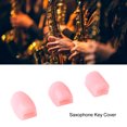 3PCS Saxophone Key Covers Silicone Sax Side Button Pads Palm Key Risers