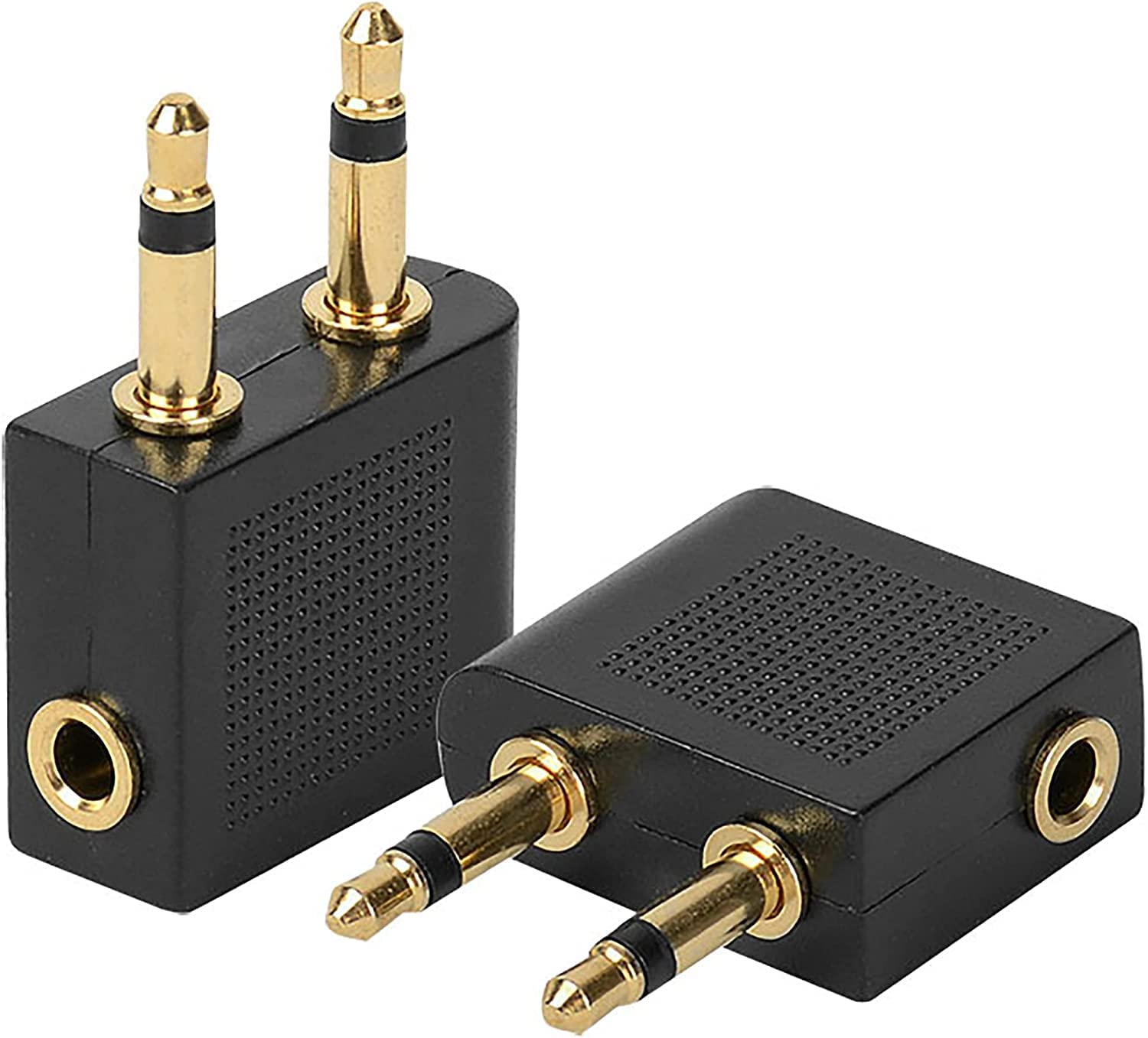 3 pack Airplane Airline Flight Adapters for Headphones