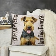 thumbnail image 2 of YINGXI Traits and Characteristics Throw Pillow Case, Dog Lover Gifts, Mom Gifts, Women Girls Gifts,Funny Puppy Dog Decorative Linen Cushion Cover for Sofa Couch Bed 20x20in, 2 of 5