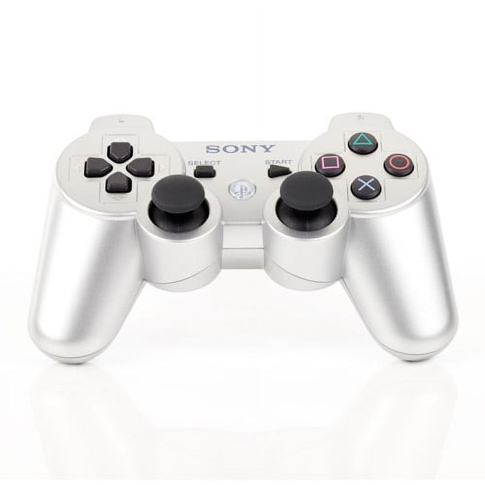 Sony DualShock 3 - Gamepad - 12 buttons - wireless - silver - for Sony PlayStation 3 - image 2 of 3