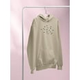 thumbnail image 3 of A Flock Of Flying Birds.  Hoodie Women -Image by Shutterstock, Female 3X-Large, 3 of 4