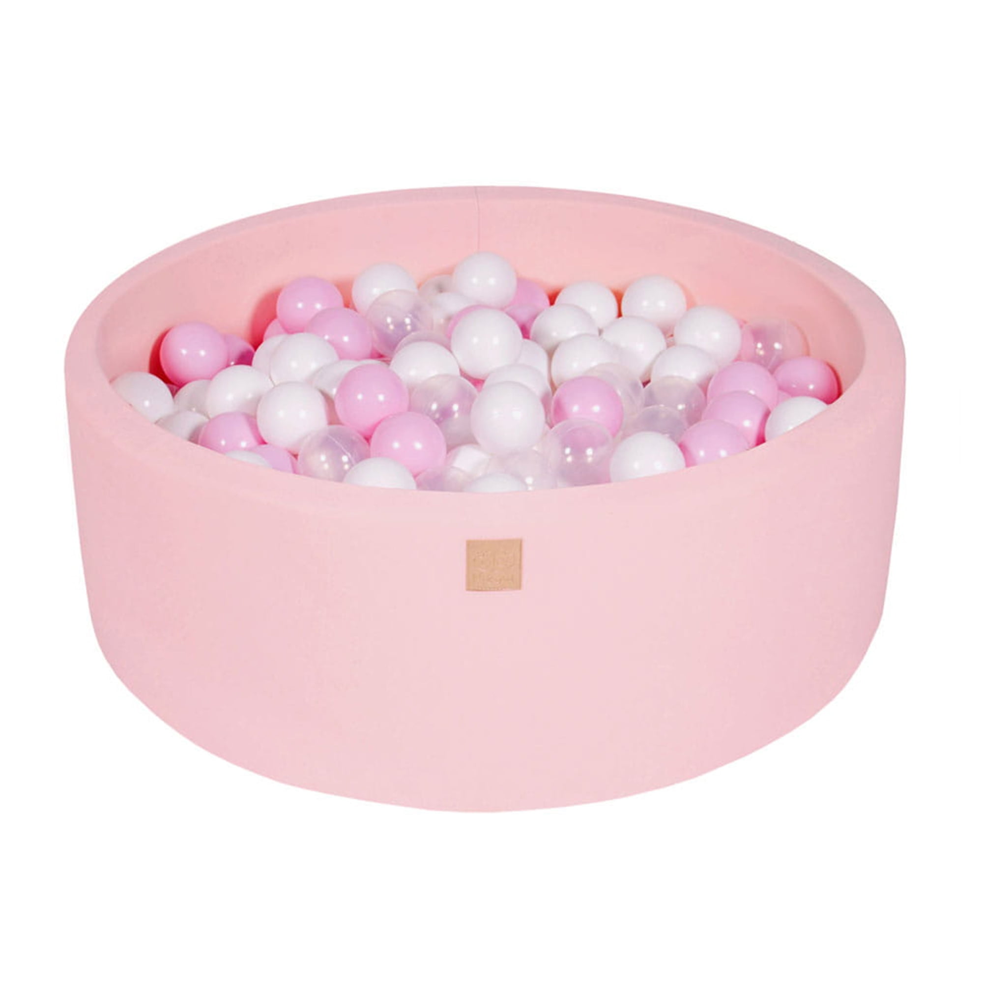 MeowBaby Large Round 35 x 11.5 In Baby Foam Ball Pit w/ 200 2.75 Inch