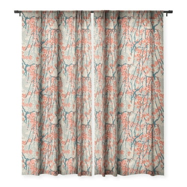 Society6 Holli Zollinger Bengal Cora Monkey Single Panel Sheer Window Curtain 50" x 108"