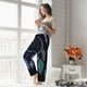 thumbnail image 5 of Fotbe Dreamcatcher With Colorful Feathers Pantalones de Pijama para Mujer, Pantalones de Dormir, Pantalones Pj con Cordón y Bolsillos-Large, 5 of 6