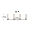 thumbnail image 3 of 5974PN Hinkley Lighting Xander - Four Light Bath Vanity in Mid-Century Modern Style - 32 Inches Wide by 10 Inches High-Polished Nickel Finish, 3 of 9