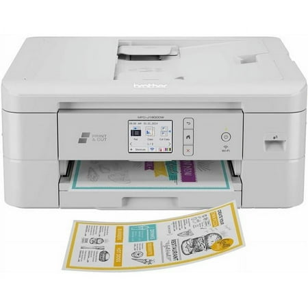 Brother MFC-J1800DW Print & Cut Wireless All-In-One Inkjet Printer with Automatic Paper Cutter