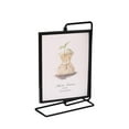 thumbnail image 1 of GUOOL Photo Frame Cards Display Stand Holder Ornament Glass Front Rotating Photo Frame Black 23x15.5cm, 1 of 9