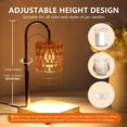 thumbnail image 4 of Lampe Chauffe-Bougie Électrique à Intensité Réglable pour Faire Fondre la Cire, Réglable avec Minuterie pour Cire Parfumée, Chauffage Rapide, 4 of 7