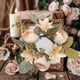 thumbnail image 3 of Cheapark Simulated Lily Candlestick Wreath Floral Centerpiece with Faux Flowers for Gift Valentines Day Table Decor Dining Room A mbiance, 3 of 6