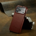 thumbnail image 6 of Allytechgroup Flip Case Compatible with iPhone 17 Pro, Slim Fit Lightweight Premium PU Leather Vertical Shockproof Full Body Protection Luxury Cover Case for iPhone 17 Pro, Brown, 6 of 8
