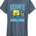 thumbnail image 3 of Spongebob Squarepants - Kickin It Since 1999 - Women's Short Sleeve Graphic T-Shirt, 3 of 6