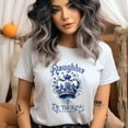 thumbnail image 2 of Daughter of the King T-Shirt – Royal Blue Crown Scripture Graphic Tee, Gold, Size M, 2 of 6