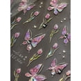 thumbnail image 2 of SOFTSOUL Calcomanías para uñas 5D en relieve con tulipanes y mariposas, 2 of 6