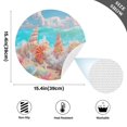 thumbnail image 2 of Ryvnso Seastar Conch on Beach Round Plate Mats Dining Table Placemat Set of 4 for Holiday Decoration, 2 of 7
