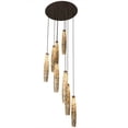 thumbnail image 6 of Meyda Tiffany 163901 Checkers 8 Light 48" Wide Multi Light Pendant - Bronze, 6 of 7