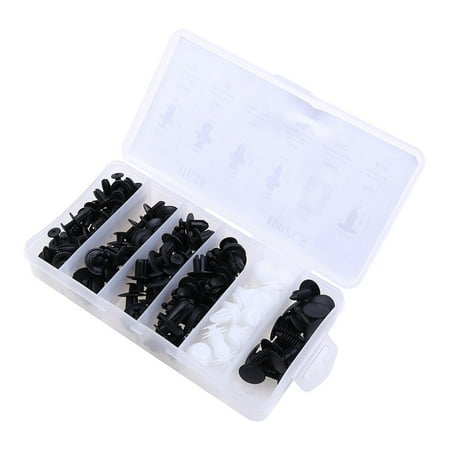 

iMESTOU Deals Clearance 100pcs Mixed Car Body Push Pin Retainer Riv-et Bumper Fastener Kit