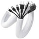 thumbnail image 1 of Funda para cables AGPTEK, 1,5 m, 3 cm, blanca, paquete de 2, 1 of 7