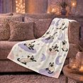 thumbnail image 6 of Siamese Cat Celestial Dreams, Playful Pet Portrait Pattern, Warm Flannel Blanket for Living Room and Reading Nook, Cat Lovers Friendship Gift, Pet Lover Home Decor, 6 of 9