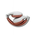 thumbnail image 2 of Things Audio Portable Personal FM Radio Headphones Pull-Out Antenna for Great Reception, Walking, Jogging, Relaxing, School, Talk Radio - Powered by 2AA Batteries (Not Included) - White & Rose Gold, 2 of 5