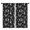 Butterfly and Moon, variant on Blackout Kids Curtains,Skull and Flower Gothic Pattern Children's Insulated Curtains Set Of 2,Bedroom Essentials,Toddler Room Decor 52"x84"