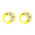 thumbnail image 1 of bedienty Rattles Toys Early Educational ABS Material Double Sided Percussion Instrument Ergonomic Handle Grip Drum Plaything Yellow 2Set, 1 of 6