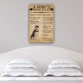 thumbnail image 3 of Husky Dog Wall Art House Rules Poster Living Room Decorative Prints For Bedroom Wall Canvas Painting Pictures for Bathroom Framed 24×36 in, 3 of 5