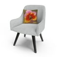 thumbnail image 3 of Orange-Pink Orchid' Floral Botanical Petals By Masters Fine Art 16 X 16 Decorative Throw Pillow, 3 of 4