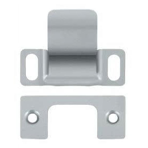 Deltana SP2751U26D Strike Plate; Dust Cup; Adjustable; 2-3/4" x 1-1/4"; Satin Chrome Finish