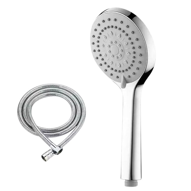 Shower Heads High Pressure with Handheld Spray 5 Functions Shower Head with Handheld, High Pressure Shower Head Set with Hose Adjastable Bracket Rubber Washers