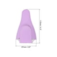 thumbnail image 2 of Unique Bargains 4.5'x2.6' PU Leather Embroidery Scissors Sheath Protective Cover, Purple 4 Pack, 2 of 7