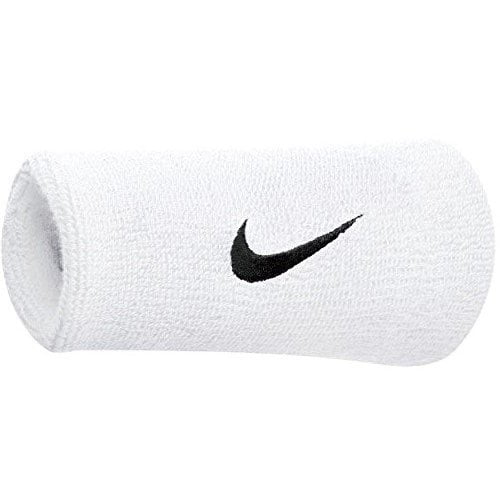 Nike Swoosh Wristbands Doublewide Double Wide 1 Pair 82816 W - Walmart ...