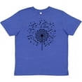 thumbnail image 3 of Inktastic Music Dandelion Musical Gift Youth T-Shirt, 3 of 5