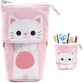 thumbnail image 1 of Cartoon Stand Up Trousse, Healwe Mignon Chat Debout Porte-Plume, 1 of 5