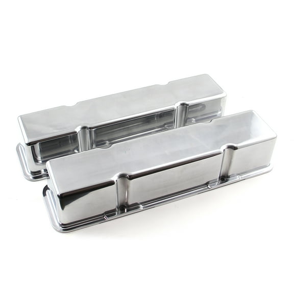 Speedmaster PCE314.1017.01 Compatible with Chevy SBC 350 Aluminum Plain Valve Cover - Tall w/o Hole