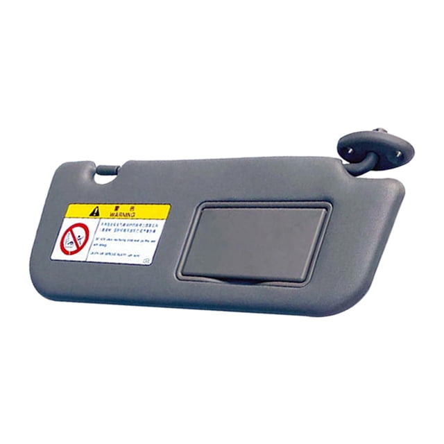 Parasol para coche con espejo, repuesto práctico para Toyota Yaris L Vios Lado del pasajero gris
