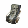 thumbnail image 4 of Nautical Soft Flannel Fleece Blanket, Anchor Print in Ocean Waves with Long Wooden Pier Cloudy Sky 3D Effect Print, Cozy Plush for Indoor and Outdoor Use, 50" x 70", Grey and Brown, by Ambesonne, 4 of 6