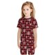 thumbnail image 5 of Balery Buffalo Plaid Snowflakes Conjunto de Pijama Infantil de Manga Corta con Estampado – Ropa de Dormir de Algodón Suave-4X-Large, 5 of 5