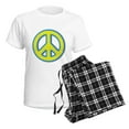 thumbnail image 4 of CafePress - Ukraine Flag Ukrainian Pride Peace Symbol Pajamas - Women's Short Sleeve Print T-Shirt and Pants Light Cotton Pajama Set, 4 of 7