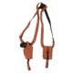 thumbnail image 1 of Bolsa de herramientas de tiro de hombro izquierdo y derecho, soporte de herramientas de tiro de doble hombro de cuero PU, accesorios de caza, 1 of 1