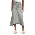 thumbnail image 3 of High Waist Women Casual Long Denim Skirt, 3 of 5