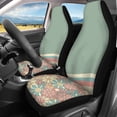 thumbnail image 3 of Pzuqiu Retro Daisies Car Seat Covers Full Set, Suitable for Car Seats Automotive Seats SUV Seats, Front and Rear Seat Cover Set for Trucks Cars, 3 of 10