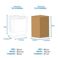 thumbnail image 4 of Lavadora White Westinghouse 25 kg Gris WWXCTT332009QBK Semiautomática Doble Tina, 4 of 4