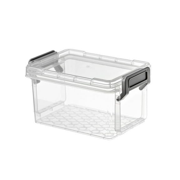 Storage Bins with Lids Clear Plastic Storage Containers Stackable Storage Box