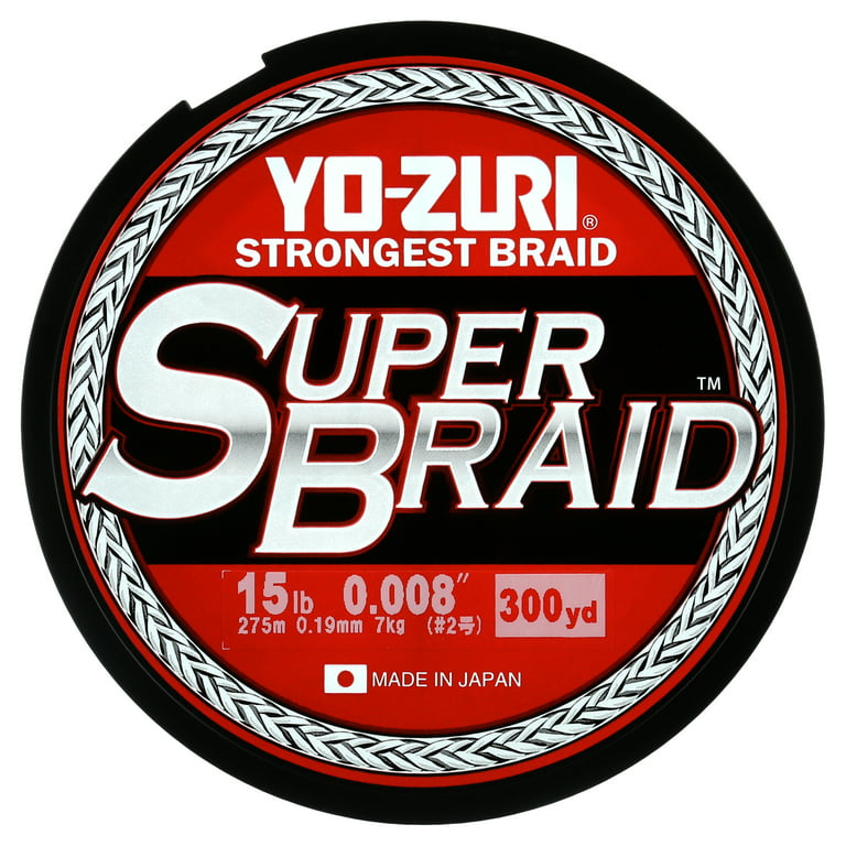 Yo-Zuri Super Braid 300 yard Spool Blue 15 Pound Line