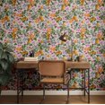 thumbnail image 3 of S4sassy Self-Stick Decorative Wallpaper, Tropical Citrus Blossom Wall Paper, Vinyl Waterproof Contact Paper, White, 25"x240" Removable Renter Friendly Wall Covering For Bedroom, Dining room, 3 of 9