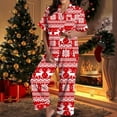 thumbnail image 6 of Christmas Pajamas Women's Two-Piece Christmas Pajamas short sleeves Button Shirt and Pants Set Home Clothes, 6 of 8